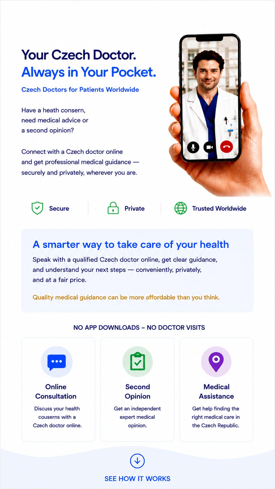 MyCzechDoctor online consultations, second opinions and medical assistance
